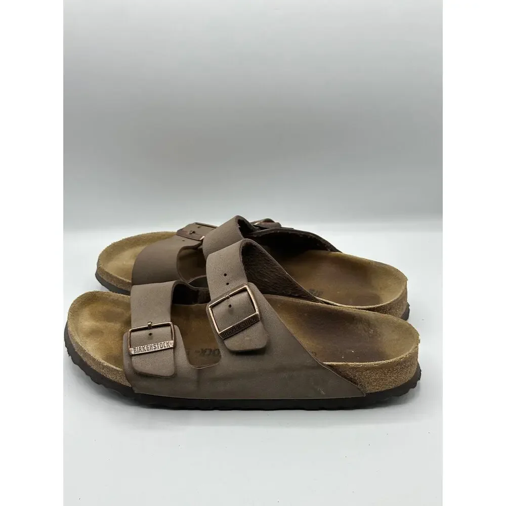 BIRKENSTOCK Birkibuc Arizona Sandals Mocha Brown Sz 42 W11 M9